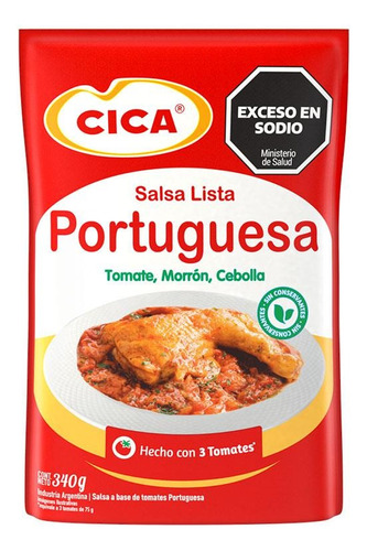 Salsa Lista De Portuguesa Sin Conservante 340g Cica