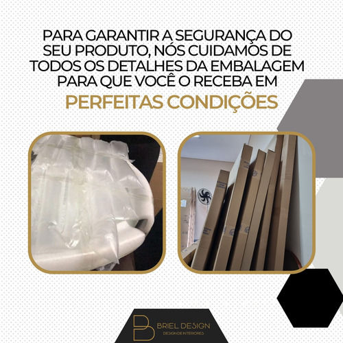Espelho Retangular 170x120 Moldura Em Couro Eco Briel Design