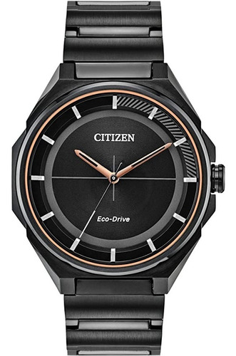 Citizen Drive Ip Black Dial Stainless Bj6535-51e .. Dcmstore Color de la correa Negro Color del bisel Negro Color del fondo Negro