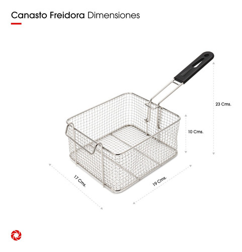 Freidora Eléctrica Comercial Turboblender 6 Litros Acero In.