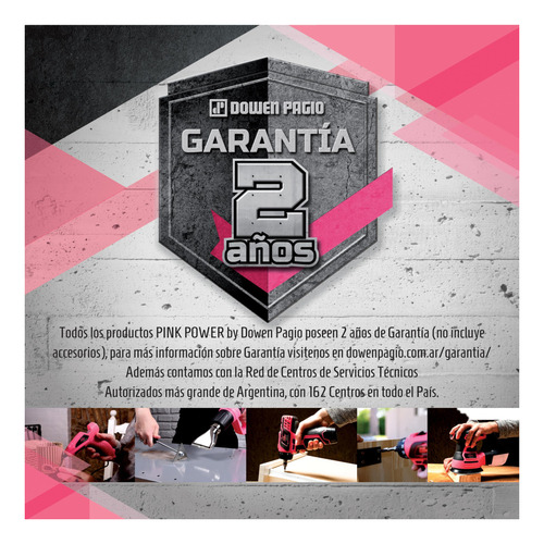 Imagen 4 de 5 de Pistola Encoladora 20 W Pink Power By Dowen Pagio 9990554