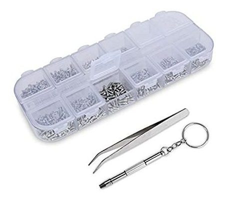 Hqmaster 1100pcs De Anteojos Lentes Gafas Tornillos Diminuto