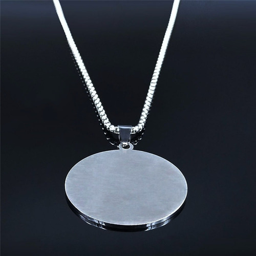 L Dije Sello Sigilo Arcángel Uriel Collar Medalla Acero