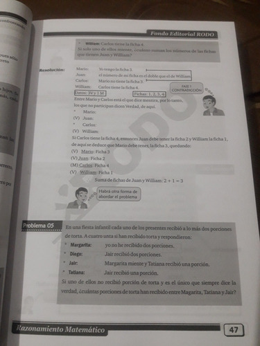 Imagen 4 de 10 de Libro Razonamiento Matemático Teórico Y Práctico Rodo