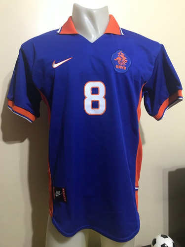 Camiseta Selección Holanda 1997 1998 Bergkamp #8 Arsenal M