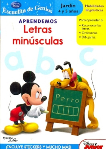 Aprendemos Letras Minusculas Mickey - Fernandez, Wladimirsky