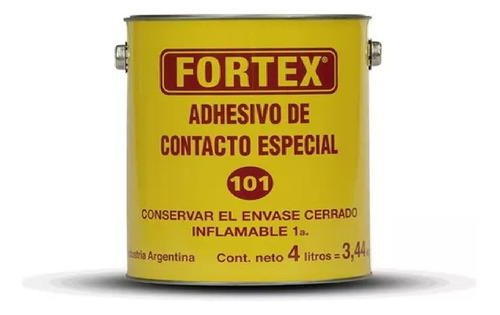 Cemento Adhesivo Contacto Especial C 101 4 Kg Fortex