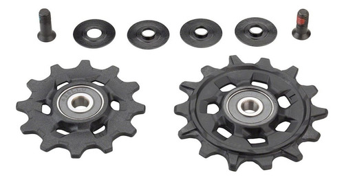 Polias de deslocamento longo Sram GX/Apex Eagle 12v de cor preta