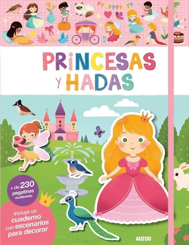 Princesas Y Hadas - Libro Con Pegatinas - Catapulta