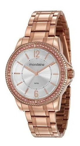 Relógio Mondaine Rosé Cristal Feminino 53601lpmvre3
