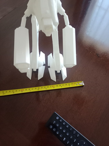 Robotech Zentraedi Kairon 25 Cms Alto Nave Impresa En 3d