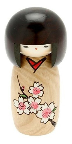 Usaburo Japones Muñeca Kokeshi Kimiko Cafe Del Kimono