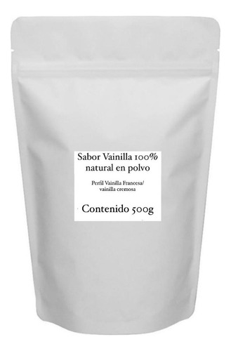 Saborizante Vainilla En Polvo 100% Natural Postres/bebidas