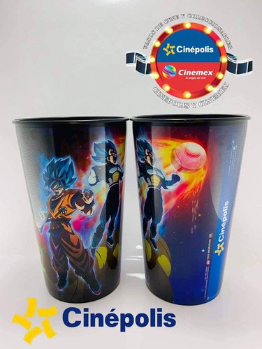 Dragon Ball Super Broly Palomera Metalica+vaso Especial