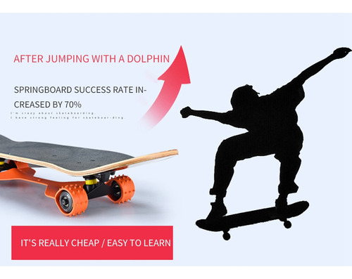 Barra De Salto De Skate Para Principiantes, Tabla Profesiona