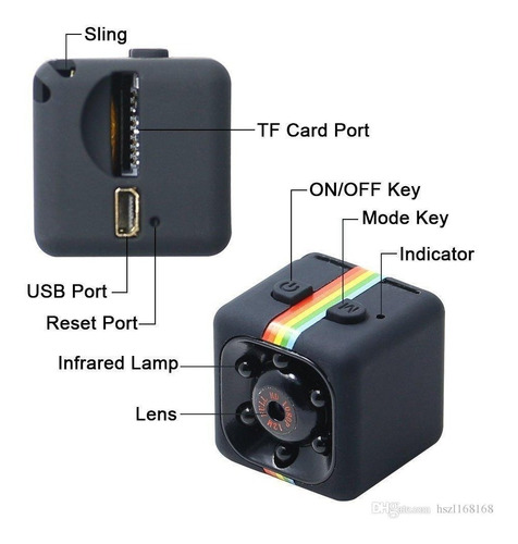 Mini Camara Espia Oculta 1080p Full Hd Fotos Sq11 La Mejor
