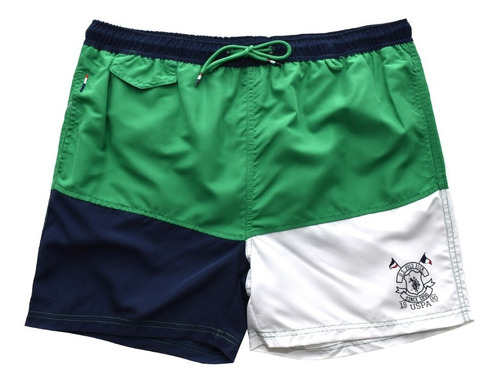 Traje De Baño U.s. Polo Assn. Md. Uscvbm-51-320 Color Verde