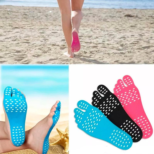 Plantillas Pies Playa Rio Alberca Pasto Tipo Nakefit Fragancia Talla S Tipo De Envase Color Negro