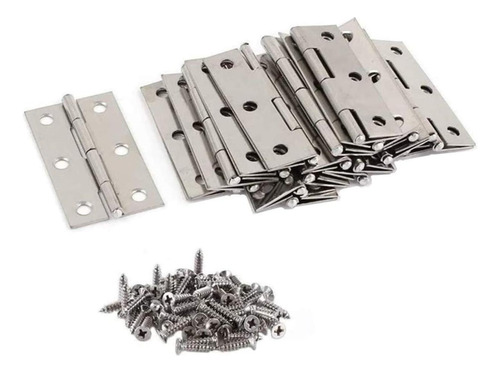 20 Pcs Bisagras Plegables De Acero Inoxidable De 3 Pulgadas