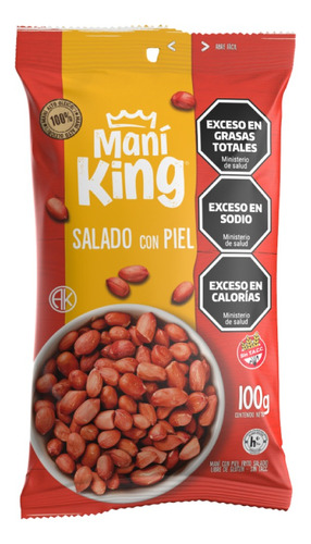 Maní Frito Salado - Maní King - 100g