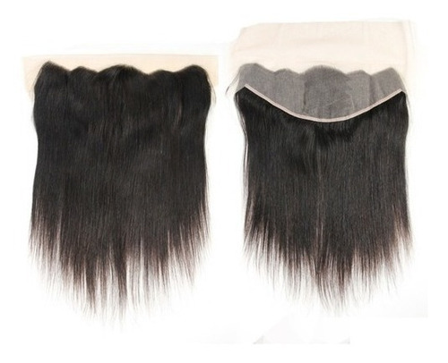 Prótese Capilar Cabelo Humano Front Lace Clousure 45cm