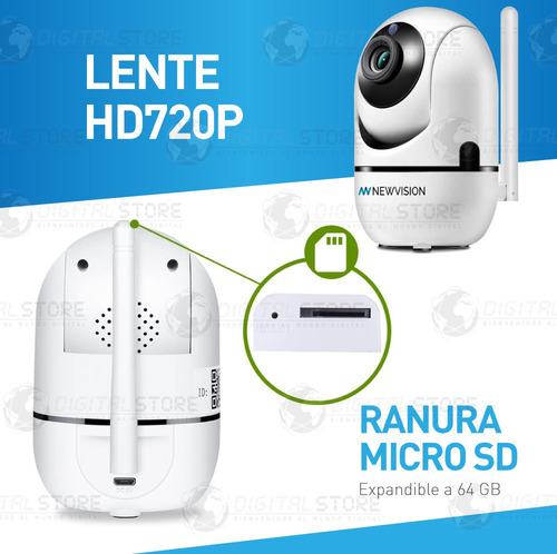 Kit 2 Camaras Seguridad Ip Wifi Inalambrica Motorizada Hd Sd