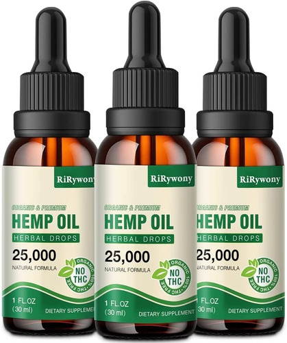 Cbd Premium Oil 100% Organico Cert - 25,000 Maximum Strength