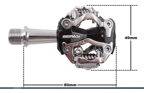 Pedal Bike Mtb Clip Zeray 108s Compatível Com Shimano Spd