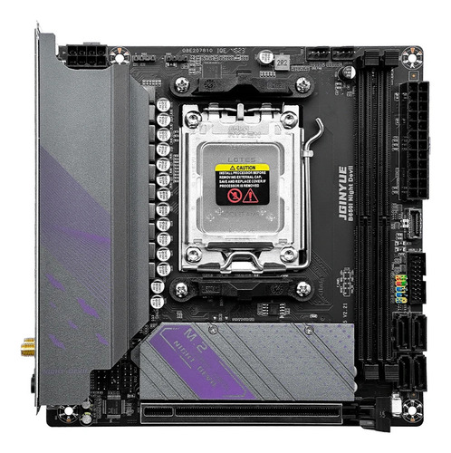 Placa Mãe Mini Itx Jginyue B650i Night Devil Am5 Ddr5