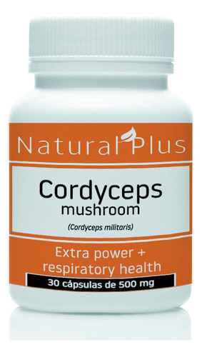 Hongo Cordyceps Militaris (100% Pureza)! 30 Cápsulas X 500mg