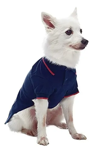 Blueberry Pet Pack De 2 Camisetas De Polo Para Perro Con Mez