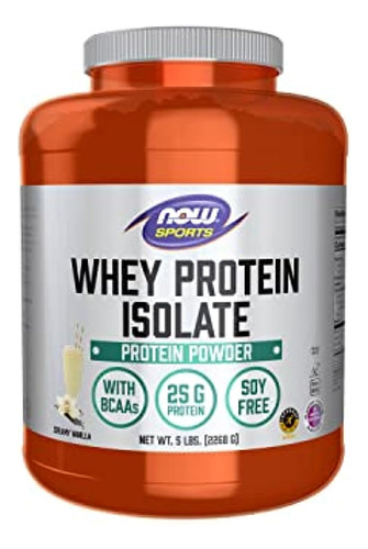 Now Sports Nutrition, Whey Protein Isolate, 25 G With Bcaas,