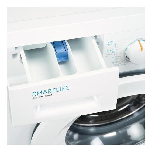 Imagen 4 de 6 de Lavarropas Inverter 23 Programas 6kg Smartlife Sl-wmfl610m