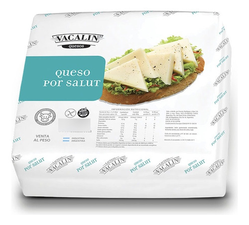 Queso Por Salut Vacalin Horma De 4 Kg Aprox - Liniers -