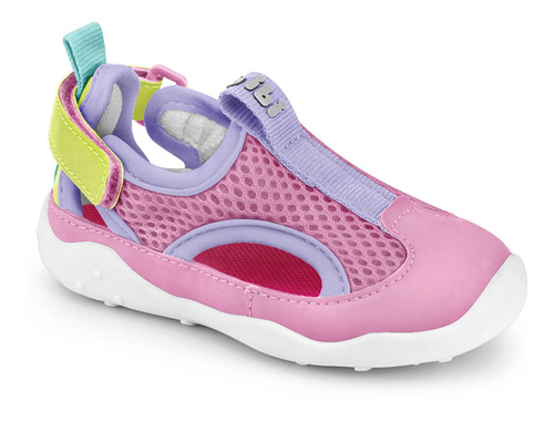 Zapatillas Tipo Sandalias Fisioflex 4.0 Ii Rosado Niña Bibi