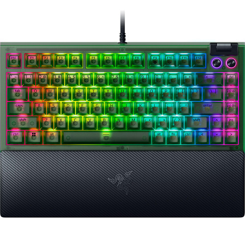 Teclado Mecânico Para Jogos Razer Blackwidow V4 75% Verde