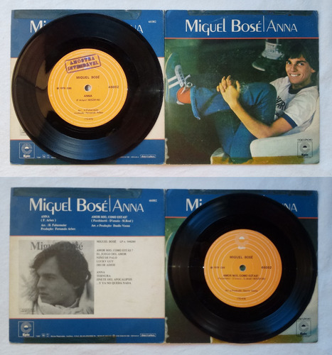 Miguel Bosé Compacto Vinil Nacional Usado Anna 1978