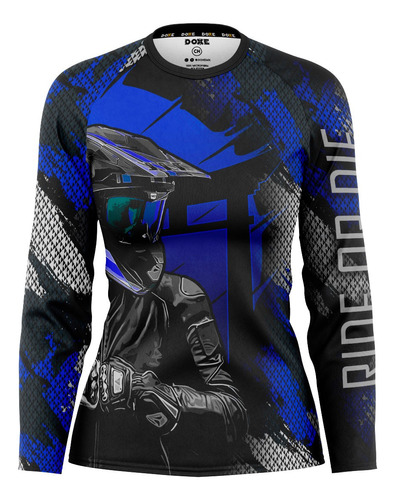 Doxe Jersey Playera Dama Motociclista Ride Or Die Dart D0010