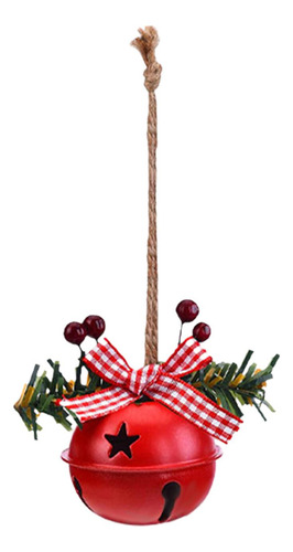 Campana De Navidad Campanas De Metal De Campana Redonda Roja