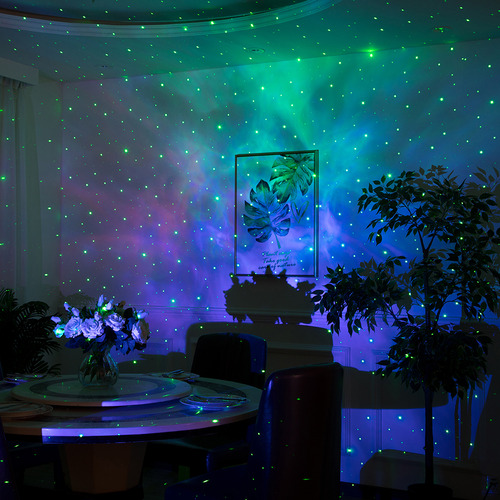 Proyector Star Nightlight Para Decoración De Dormitorio, Fie