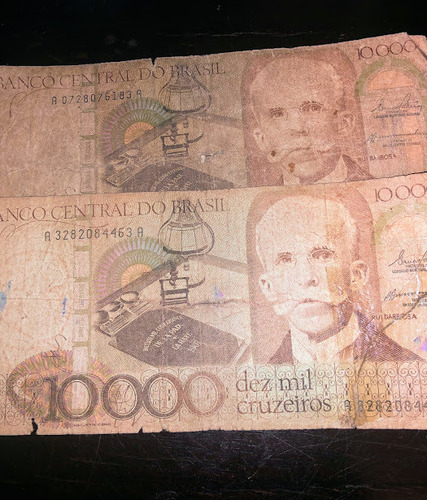 Billete De 10.000 Cruzeiros Brasil