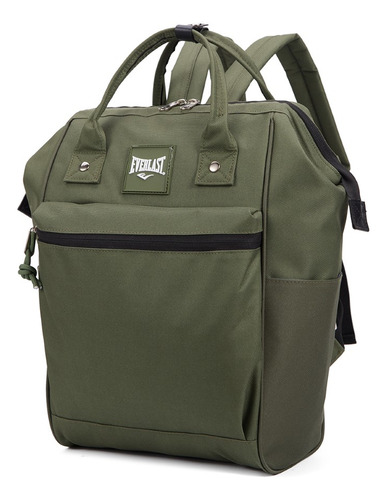 Mochila Boca Rígida Everlast Cómoda Liviana Tendencia Color Verde 22579
