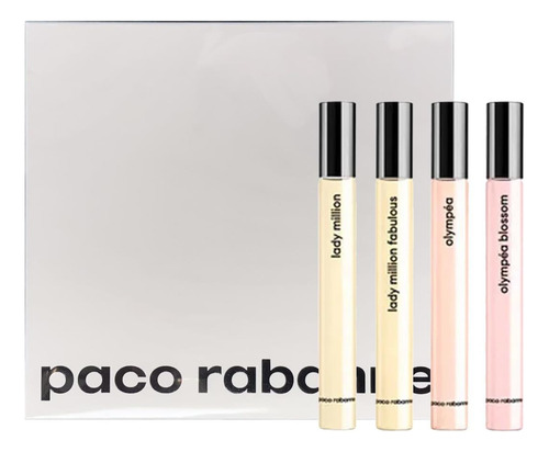 Conjunto De Perfumes Paco Rabanne Mini 4x10ml Eau De Parfum Para Mulheres