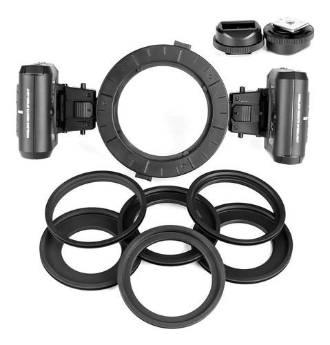 Imagem 4 de 7 de Flash Macro Twin Lite Meike Mk-mt24 Ii P/canon 12x S/juros