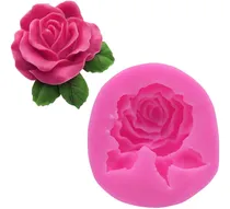 Comprar Molde De Silicón Rosas 3d  Resina Jabones Fondant