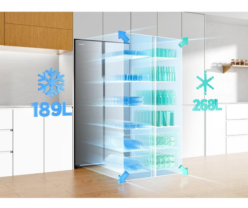Refrigerador Midea Side By Side Inverter 17 P3 Con Wifi