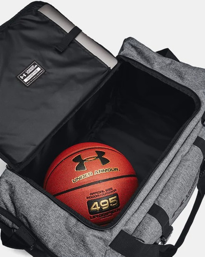 Maleta Under Armour Ua Gametime Duffle Bag Gym Contra Agua Color Gris