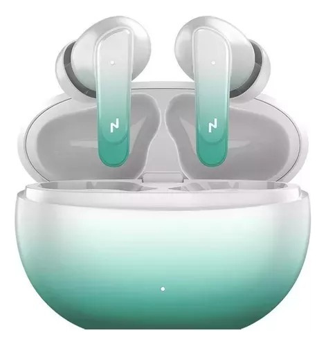 Imagen 1 de 2 de Auricular Noganet Ng-btwins 29 Color Verde