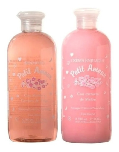 Shampoo Y Acondicionador Amour Petit 500 Ml