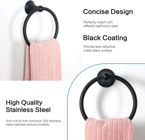 Toallero De Acero Inoxidable Para Baño, Soporte Para Toallas